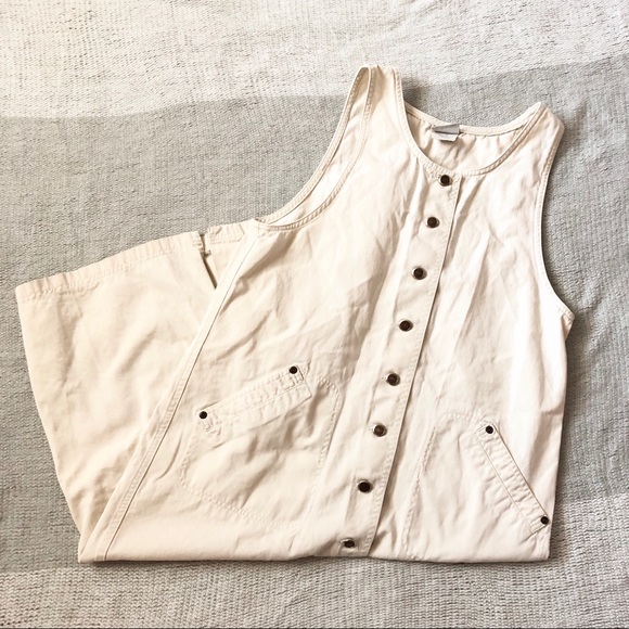 Vintage Dresses & Skirts - *VINTAGE* Sonoma Button Down Midi Dress